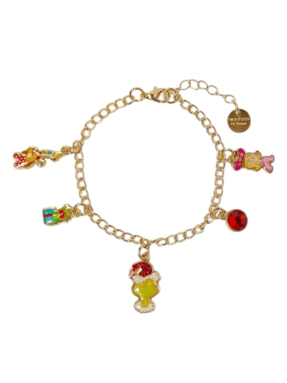 Dr. Seuss The Grinch Charm Bracelet Holiday Jewelry Max Cindy Lou Who
C3